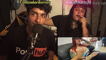 Hey, reacting to top Argentinian porn videos, and she ends up sucking my cock - fantasiahardcoresex x alisongonzalez26.