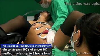 In the hospital alexis grace screams as the new patient with toys and vibrator