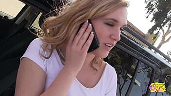 oh damn, these dirty sexy blondes Blake Lovely and Keisha Gray are fingering and licking to make each other orgasm on the sofa.