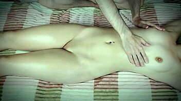 Bold Oiled Massage Ravages Hot Skinny Teen's Big Ass and Small Tits