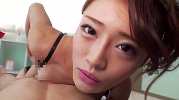 2 japanese wife bound and oiled for blowjob handjob riding with toys