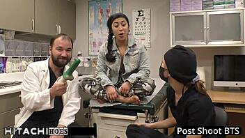 Doctor Tampa gives freshman Hitachi orgasm Jasmine Rose