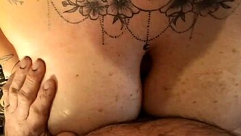 in this amateur scene, a busty girlfriend with natural tits enjoys titty fuck action with her partner's big cock.