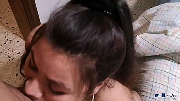 Why Do Penelope Del Mar And Laia Teen Try Their First Threesome With Victor Bloom's Big Cock?