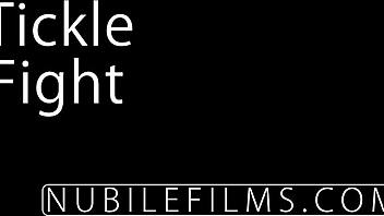 nubilefilms - petite blonde trembles in orgasm while riding hard cock with blowjob cowgirl doggystyle cumshot