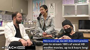 Doctor Tampa gives freshman Hitachi orgasm Jasmine Rose