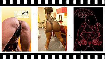 Morning glory doggystyle session with black girlfriend bent over and giving blowjob