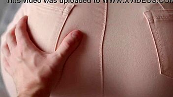 Rip Jeans And Pound Pussy Hard In Doggystyle With Brunette Amateur Stepsister Moaning Loud