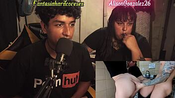 Hey, reacting to top Argentinian porn videos, and she ends up sucking my cock - fantasiahardcoresex x alisongonzalez26.
