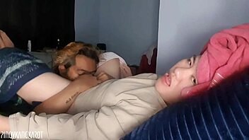 Sa ko kumain ny puke turns into asian chubby clit play with wet pussy squirting 😏💦