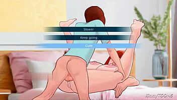 Whoa, she deepthroats his huge cock!