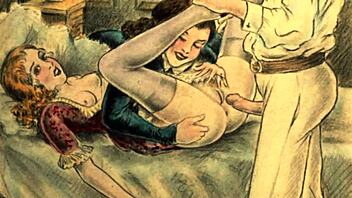 vintage erotic clip with antique vibes 😊 