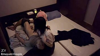 I feel so loved when he gives me knee pillow handjob and I make him cum massively