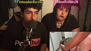 Hey, reacting to top Argentinian porn videos, and she ends up sucking my cock - fantasiahardcoresex x alisongonzalez26.