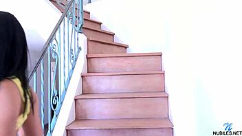 Athletic teen gets a messy facial after intense hardcore blowjob action