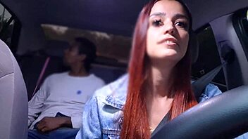 I caught this hung passenger jerking off in my rideshare car from behind