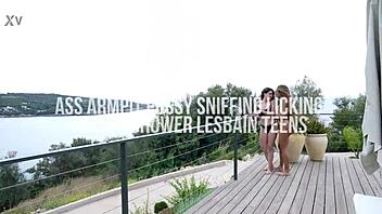 hey girl, dive into this lesbian teen 18+ action with ass armpit sniffing licking and pissing fun.