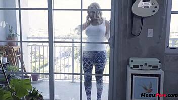 Blonde babe works as personal maid