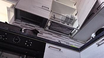 this hot latina enjoys cleaning but skips the underwear for fun.