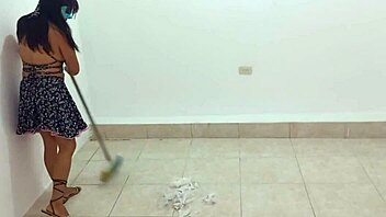 At work, lazy rebel employee chats with coworker until boss's friend arrives, leading to hot homemade sex with milf riding big cock.