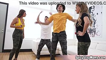 When Our Army Instructor Milfs Are Too Horny We Need to Satisfy Their Pussies After the Exercise in Group Blowjob and Pov Action