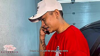 Oh my god, unfaithful boss cheats on cuckold husband with employee Savannah Watson, riding that monster cock!