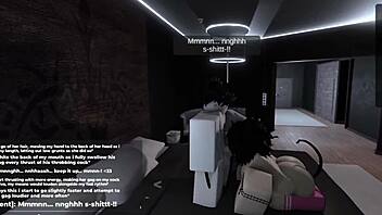 roblox's cutest slut works hard to satisfy me with her big ass moves