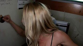 I love getting drilled doggystyle as a glamcore babe at the gloryhole