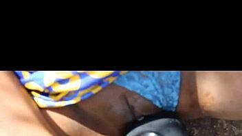 i feel so aroused by ebony solo date with moaning fingering and squirting vibrator action