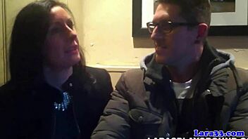 British Mature Fingered in Her Sexy Lingerie with Close Up Pussy and Upskirt Views