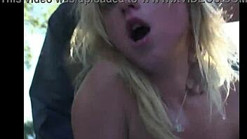 I joined a wild public orgy with this hot blonde teen and it was an epic teaser full of cum