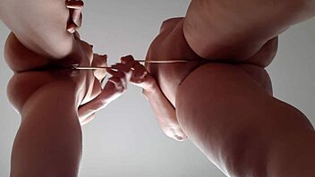 Hey, wanna watch us rub clits with chopsticks?