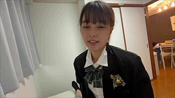 High school couple sneaks in homemade fun with excited hard cock action 😏