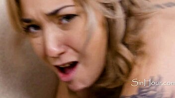 Blonde Beauty Experiences Close-Up Sensual Hardcore On Sofa With Brown-Eyed Partner