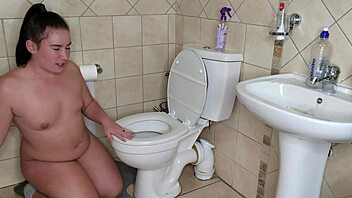 Bbw tells you exactly how to lick that dirty public toilet before cum countdown 😈🚽💦