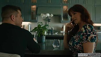 Christian milf Syren Demer tempts the god-fearing guy into fingering and fucking her with deepthroat domination