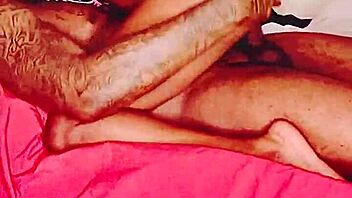 Ebony goddess and tatted king go wild in intense bareback sex session 😈