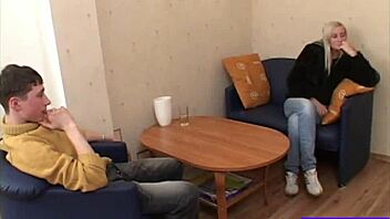 Hey Stan and Kamilla, ready for this free video with blonde college roommate in dorm?