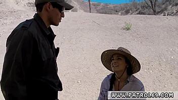 Hey, check out this fake cop blonde getting cute and wild with anal action outdoors in her uniform