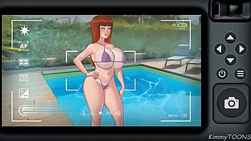 Whoa, she deepthroats his huge cock!