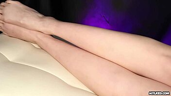 milking table handjob leads to cumshot on desk