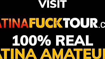 Hey, check out this real latina amateur teen 18+ getting rough fucked doggystyle by that american tourist with big cock