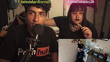 Hey, reacting to top Argentinian porn videos, and she ends up sucking my cock - fantasiahardcoresex x alisongonzalez26.