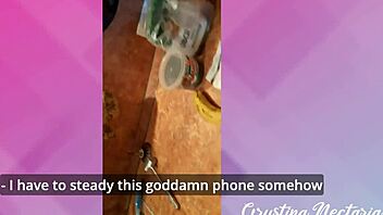 My girlfriend tries to be a food blogger but she fucks better than she cooks on the kitchen desk