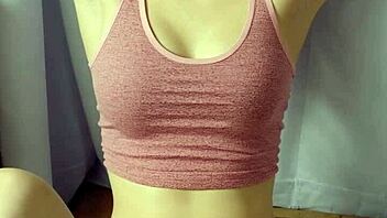 blindfolded eastern european lingerie models pose with feet exposed