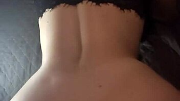 Hey, check out this hot morena with a big ass getting a massive cumshot on her curves.