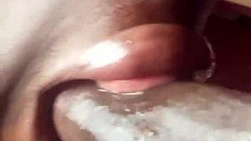 African Teen Sucking Throating Fucking Sloppy Dick Compilation