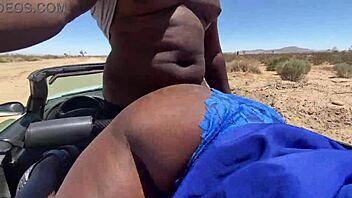 hey, that class hoe just graduated and she's celebrating with some wild outdoor action