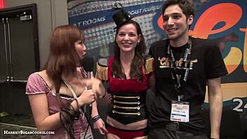 Fionnaandjimmy showcase big tits in chaurbate video at ae expo