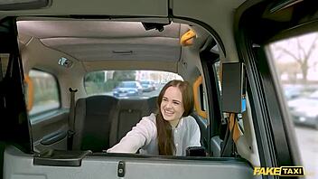 In a surprising turn of events, the taxi driver encountered a former college student and provided a ride in the back of the cab during an ordinary day.